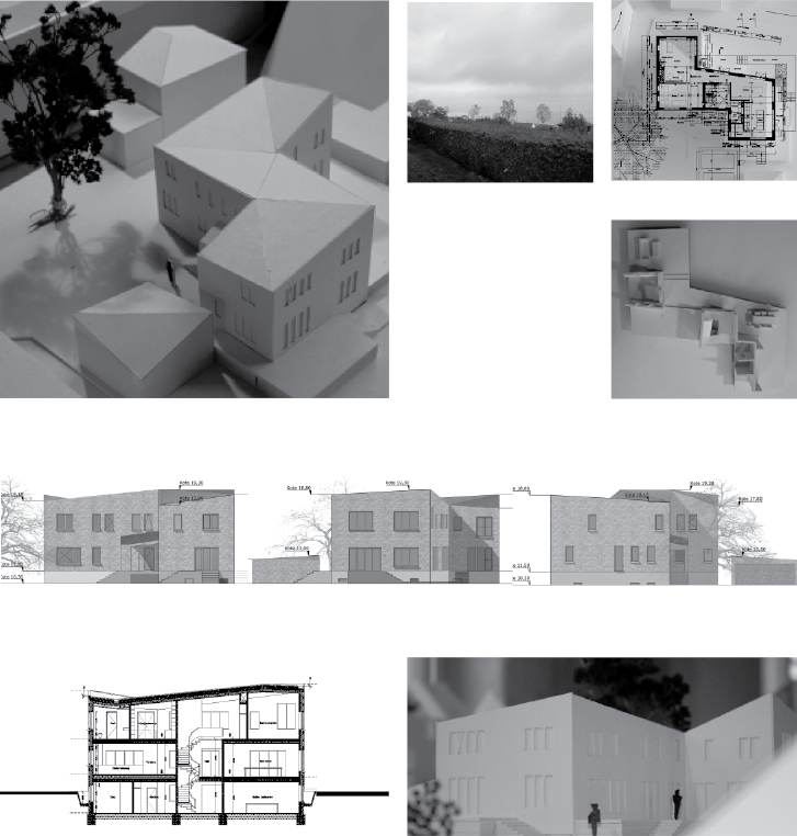 Atelier Lise Juel sundvillaen sketches model house arkitektur